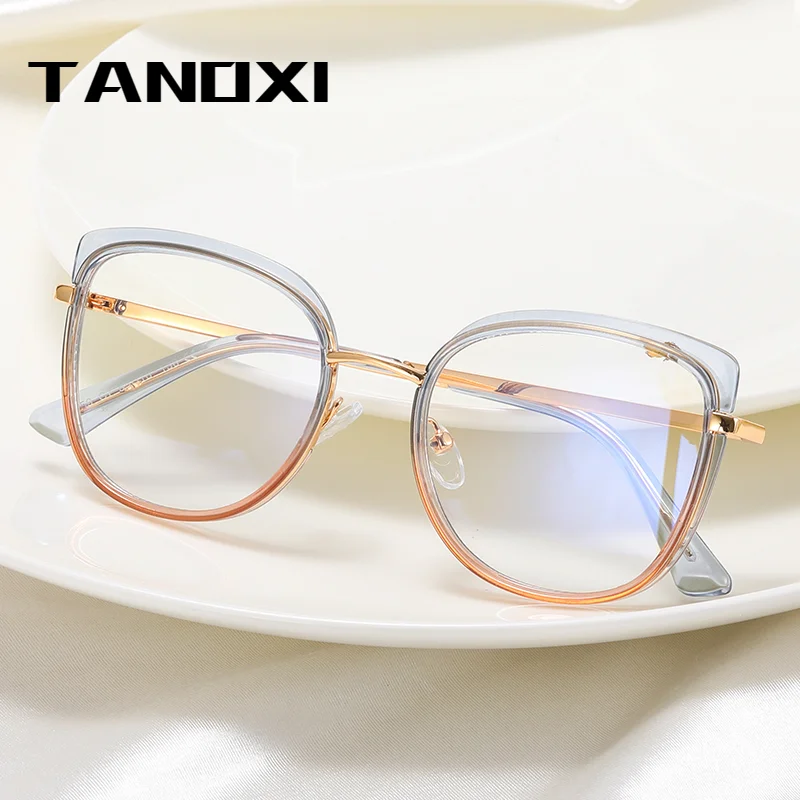 TANOXI Luxury Brand Round Fashion Anti-Blue-Light Blocking Reading Glasses Men Woman Prescription glasses Reading Glasses Female
TANOXI Luxury Brand Round Fashion Anti-Blue-Light Blocking Reading Glasses Men Woman Prescription glasses Reading Glasses Female