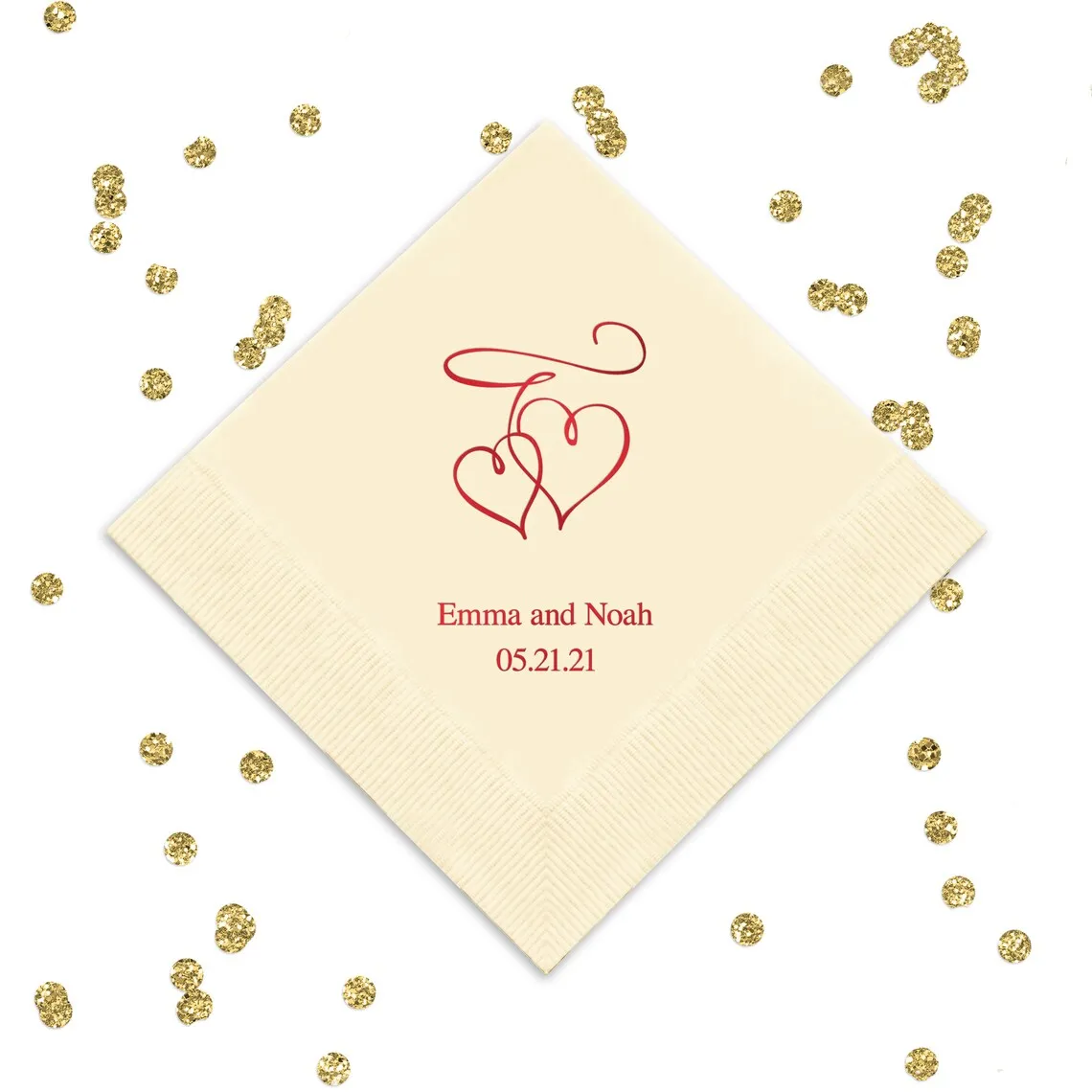 Custom Wedding Napkins - Heart Print Napkins - Anniversary Napkins - Personalized Napkins - Engagement Party - Cocktail - Lunche
Custom Wedding Napkins - Heart Print Napkins - Anniversary Napkins - Personalized Napkins - Engagement Party - Cocktail - Lunche