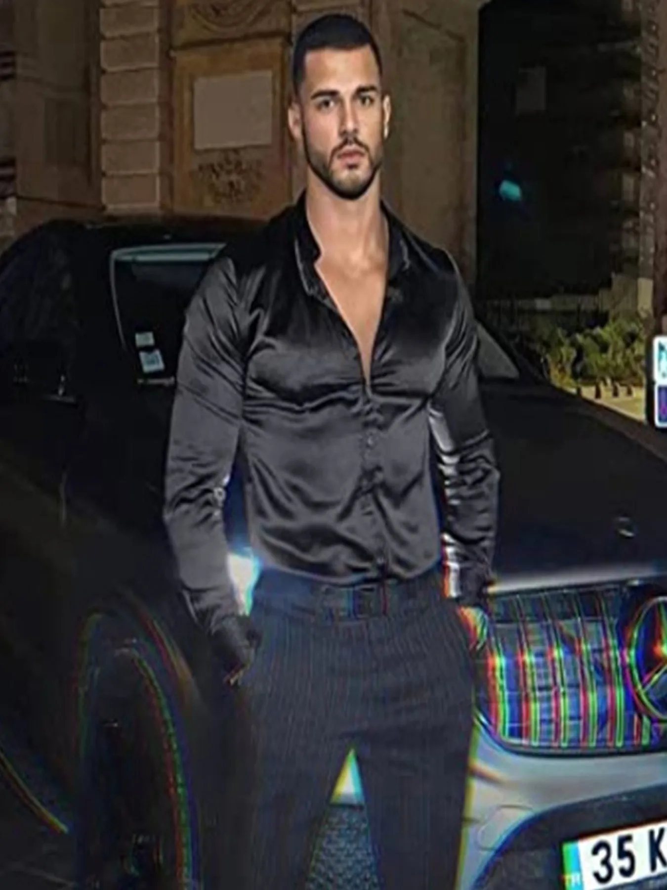 New Royal Black Silk Satin Shirt Men Luxury Brand Slim Fit Mens Dress Shirts Wedding Party 2023 Male Casual Shirt S-3XL
New Royal Black Silk Satin Shirt Men Luxury Brand Slim Fit Mens Dress Shirts Wedding Party 2023 Male Casual Shirt S-3XL