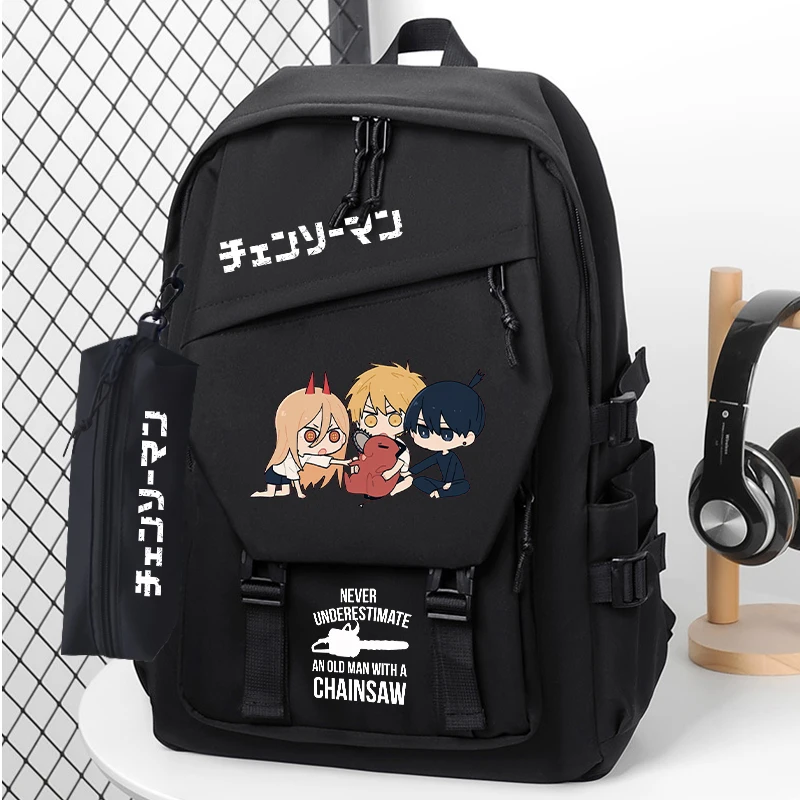 Chainsaw Man Large Capacity Student Schoolbag 2023 School College Students Backpack
Chainsaw Man Large Capacity Student Schoolbag 2023 School College Students Backpack