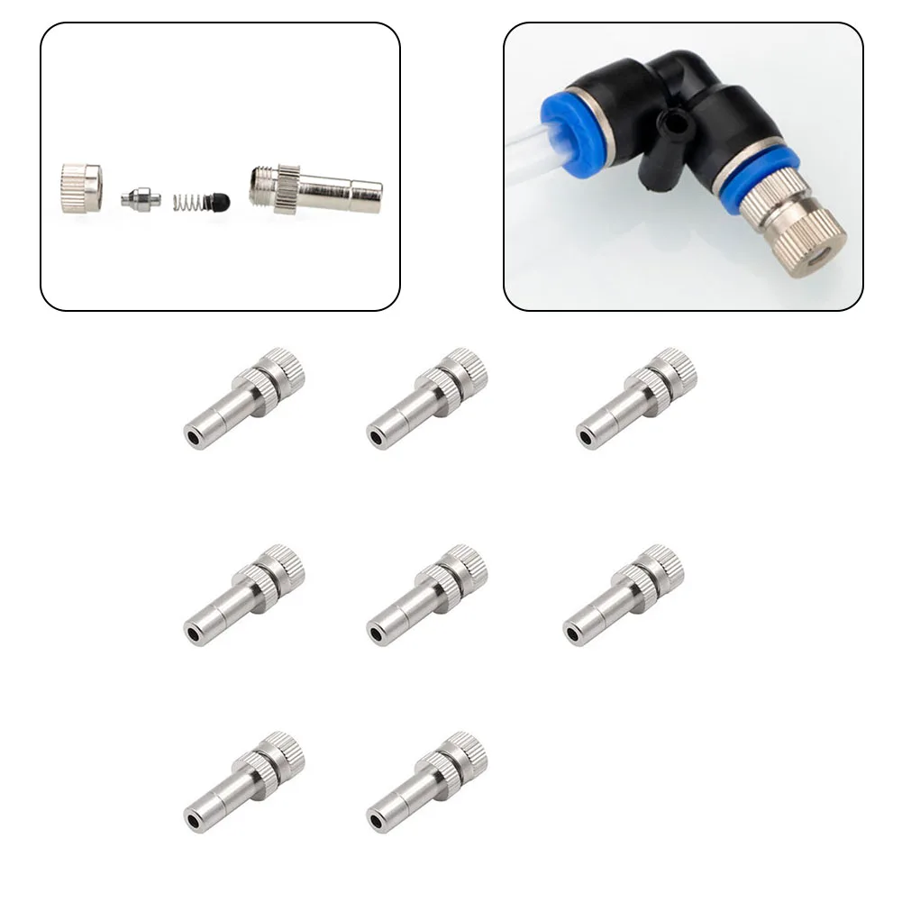 10Pcs 6mm Misting Nozzle Fast Connect Mist Fog Sprayer 0.15~0.8mm Copper Misting Sprayers Nozzles Gardening Irrigation Parts
10Pcs 6mm Misting Nozzle Fast Connect Mist Fog Sprayer 0.15~0.8mm Copper Misting Sprayers Nozzles Gardening Irrigation Parts