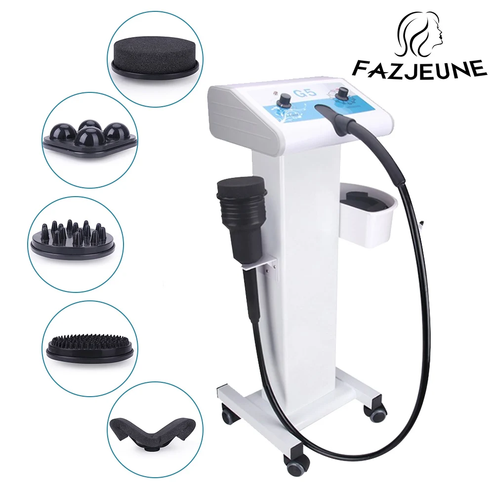 

G5 Vibrating Massager Body Slimming Machine with Trolley Stand Fat Burner Shaping Weight Loss Device High Frenquency Vibrator