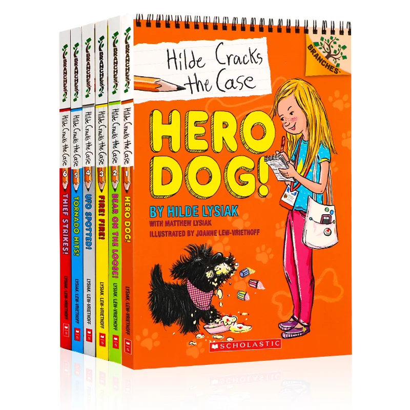 6 Book/Set English Picture Book Hilde Cracks The Case English Story Book Child Early Education Kids Reading Book 3-6 Years
6 Book/Set English Picture Book Hilde Cracks The Case English Story Book Child Early Education Kids Reading Book 3-6 Years