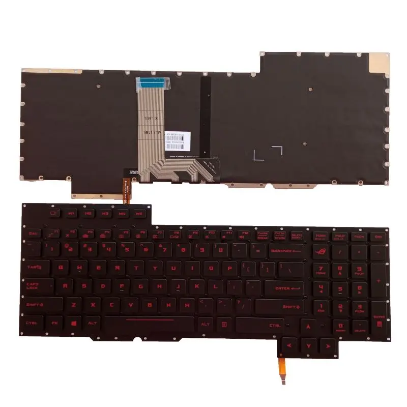 

New laptop keyboard For ASUS G701 G701VO GX700 GX700VO BLACK Backlit US