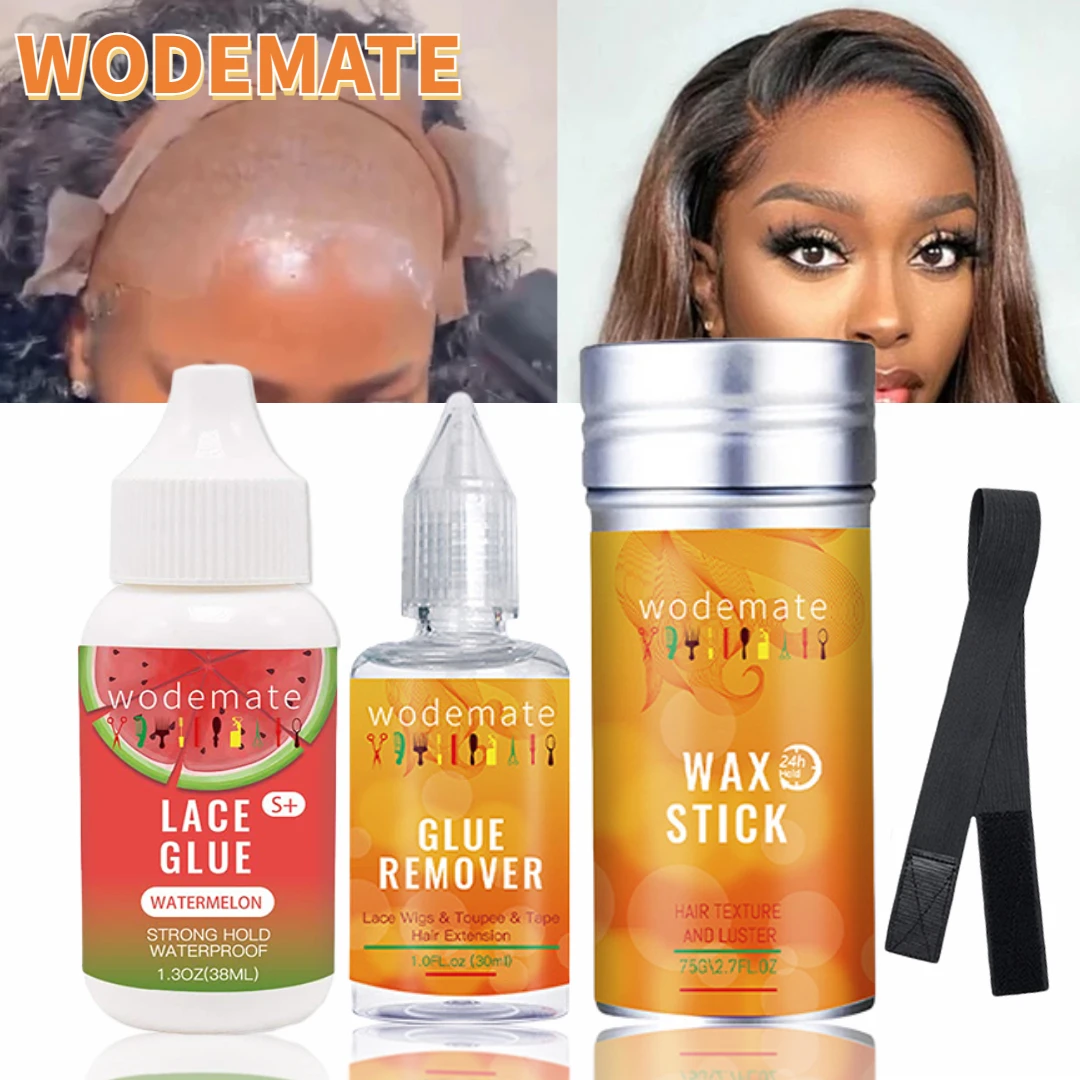 Hair Glue For Lace Wig Strong Hold Wig Bonding Glue And Adhesive Remover Set Waterproof Wig Adhesive+Wax Stick For Wigs Hair
Hair Glue For Lace Wig Strong Hold Wig Bonding Glue And Adhesive Remover Set Waterproof Wig Adhesive+Wax Stick For Wigs Hair