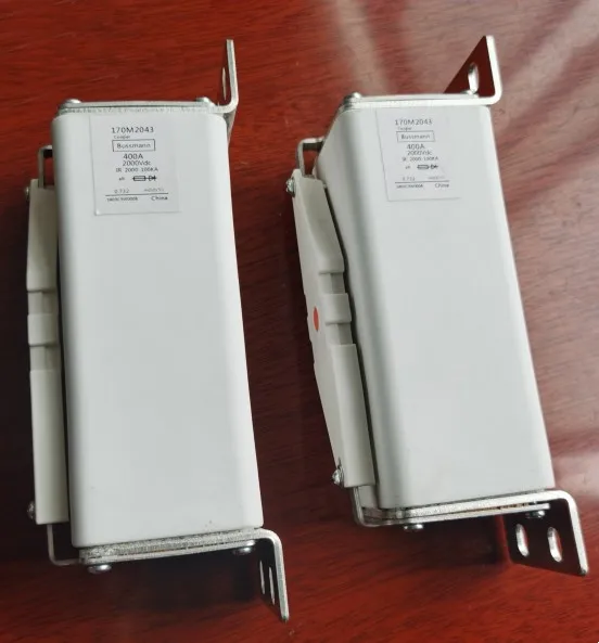 Fuses: Eaton 170M2043 400A 2000VDC aR / 170M2039 160A / 170M2040 200A / 170M2041 250A / 170M2042 315A
Fuses: Eaton 170M2043 400A 2000VDC aR / 170M2039 160A / 170M2040 200A / 170M2041 250A / 170M2042 315A