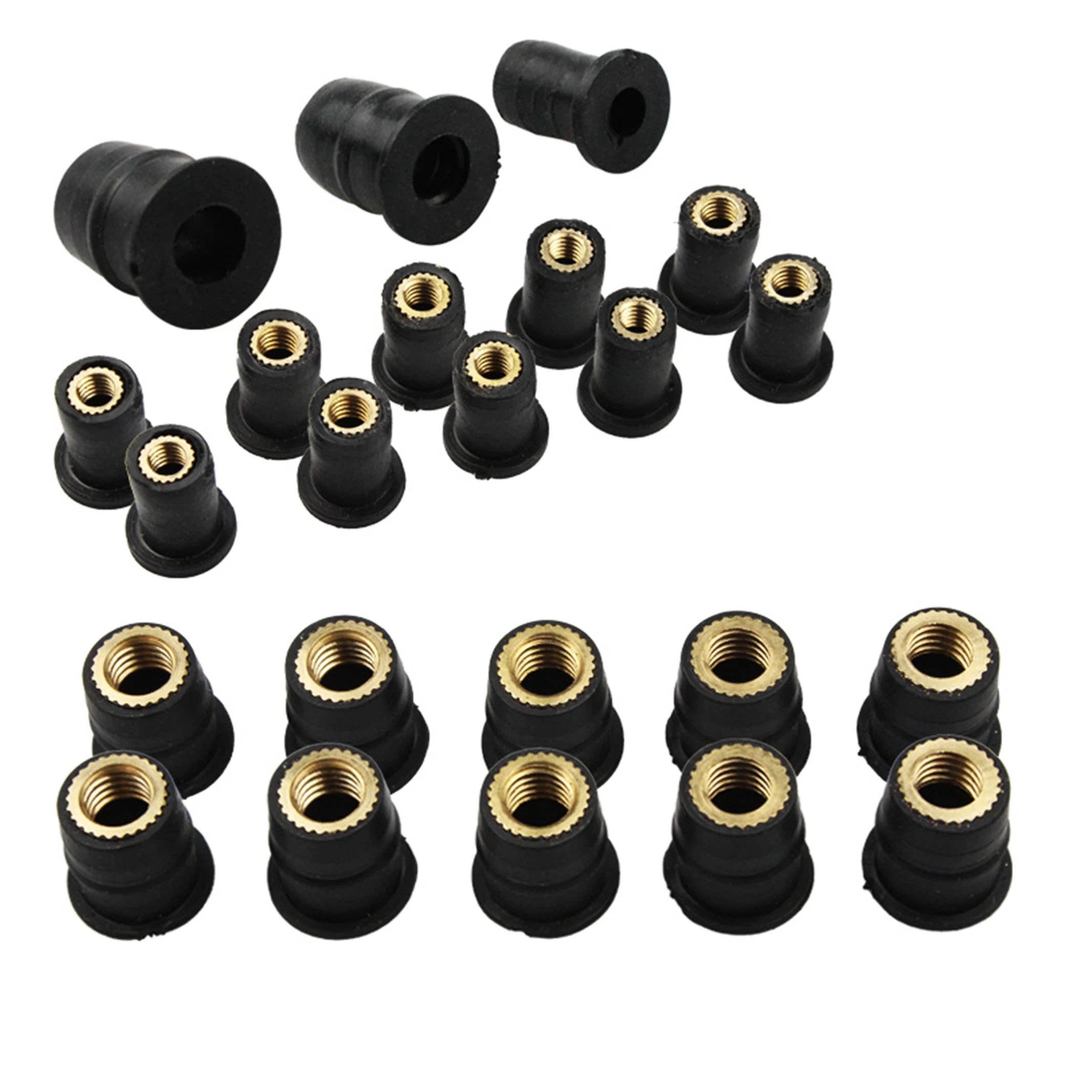 10pcs Motorcycle M4/M5/M6 Rubber Well Nuts Blind Fastener Windscreen Windshield Fairing Cowl Fastener Bolts Accessories
10pcs Motorcycle M4/M5/M6 Rubber Well Nuts Blind Fastener Windscreen Windshield Fairing Cowl Fastener Bolts Accessories
