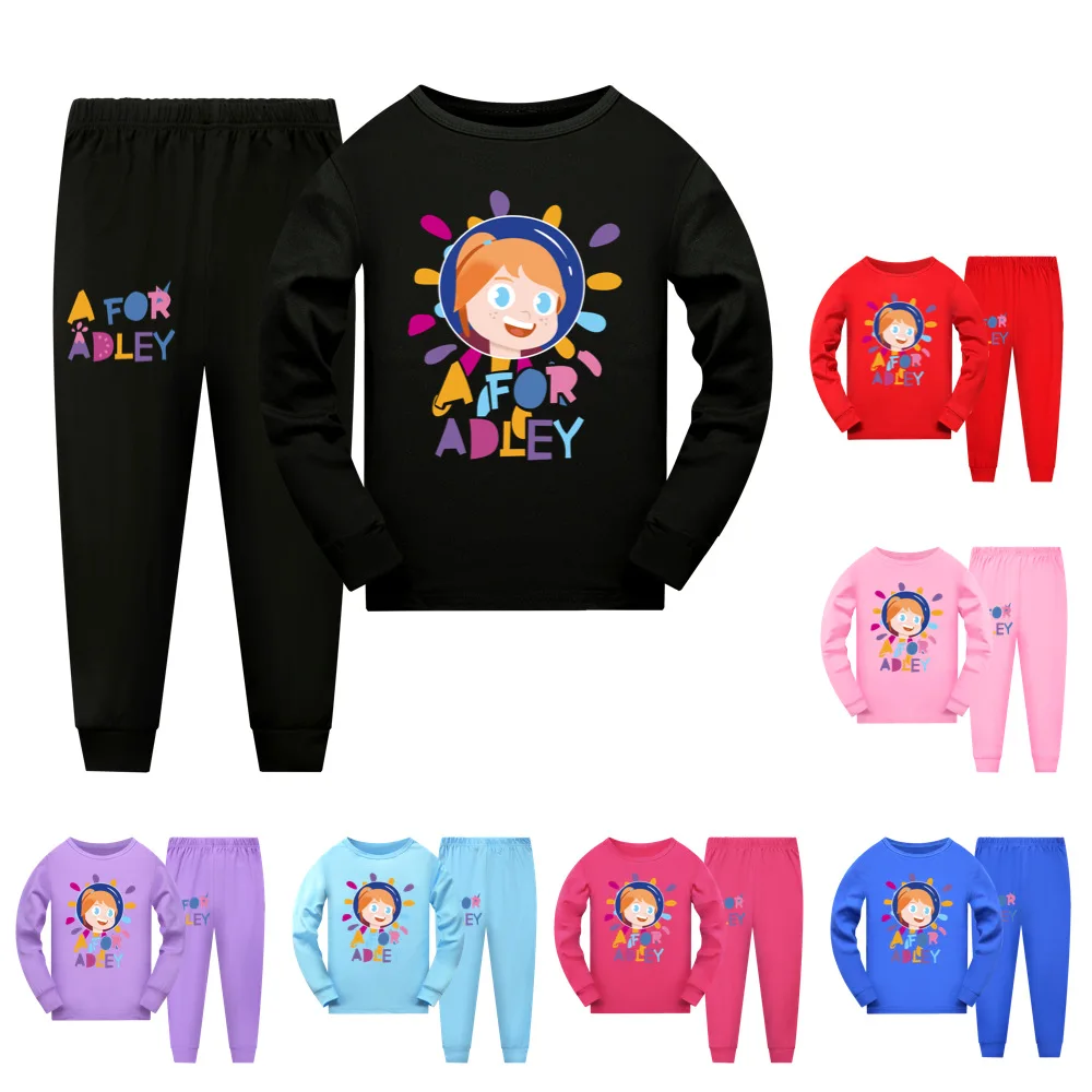 Children Pajamas Baby Clothing Set Kids A FOR ADLEY Cartoon Sleepwear Autumn Cotton Nightwear Boys Girls pajamas Set
Children Pajamas Baby Clothing Set Kids A FOR ADLEY Cartoon Sleepwear Autumn Cotton Nightwear Boys Girls pajamas Set