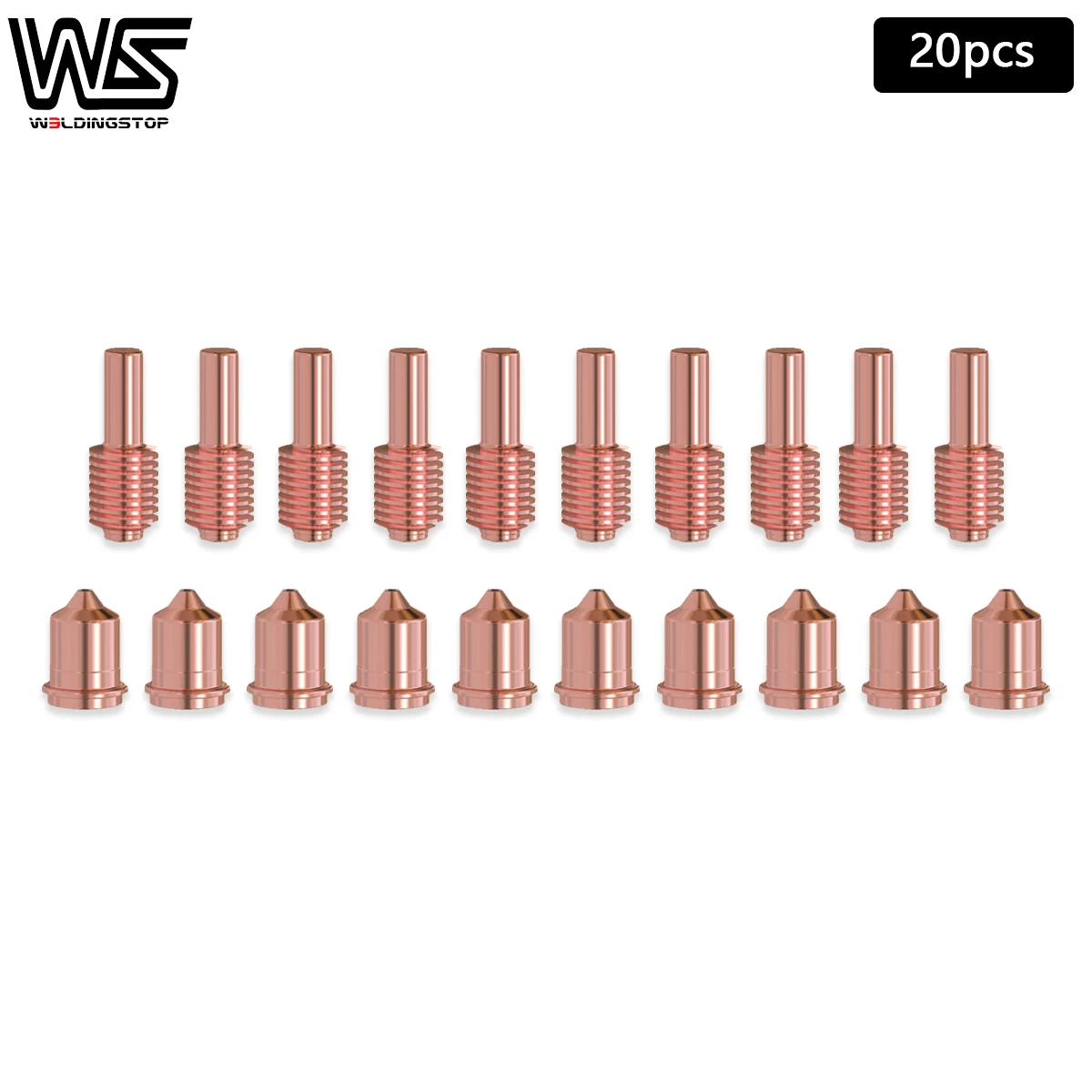20pcs Electrode 220669 Nozzle 220671 for PMX45 Plasma Cutting Machine, T45v/T45m Torch
20pcs Electrode 220669 Nozzle 220671 for PMX45 Plasma Cutting Machine, T45v/T45m Torch