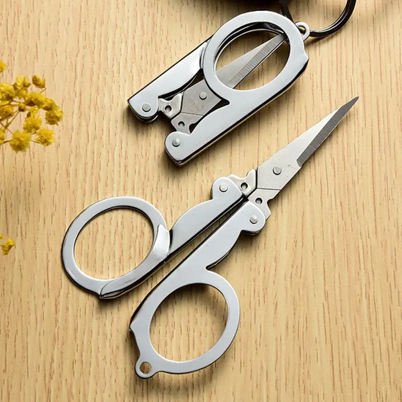 Folding Diy 3 Types Paper Cutting School Office Stainless Steel Portable Scissors
Folding Diy 3 Types Paper Cutting School Office Stainless Steel Portable Scissors
