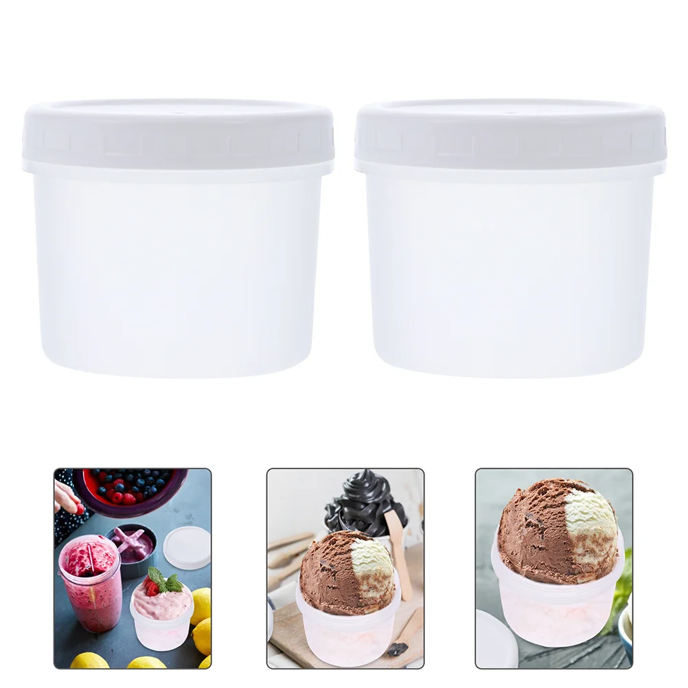 3 Pcs Ice Cream Box Homemade Container Containers for Mini Freezer Food Jar Cups Pp
3 Pcs Ice Cream Box Homemade Container Containers for Mini Freezer Food Jar Cups Pp