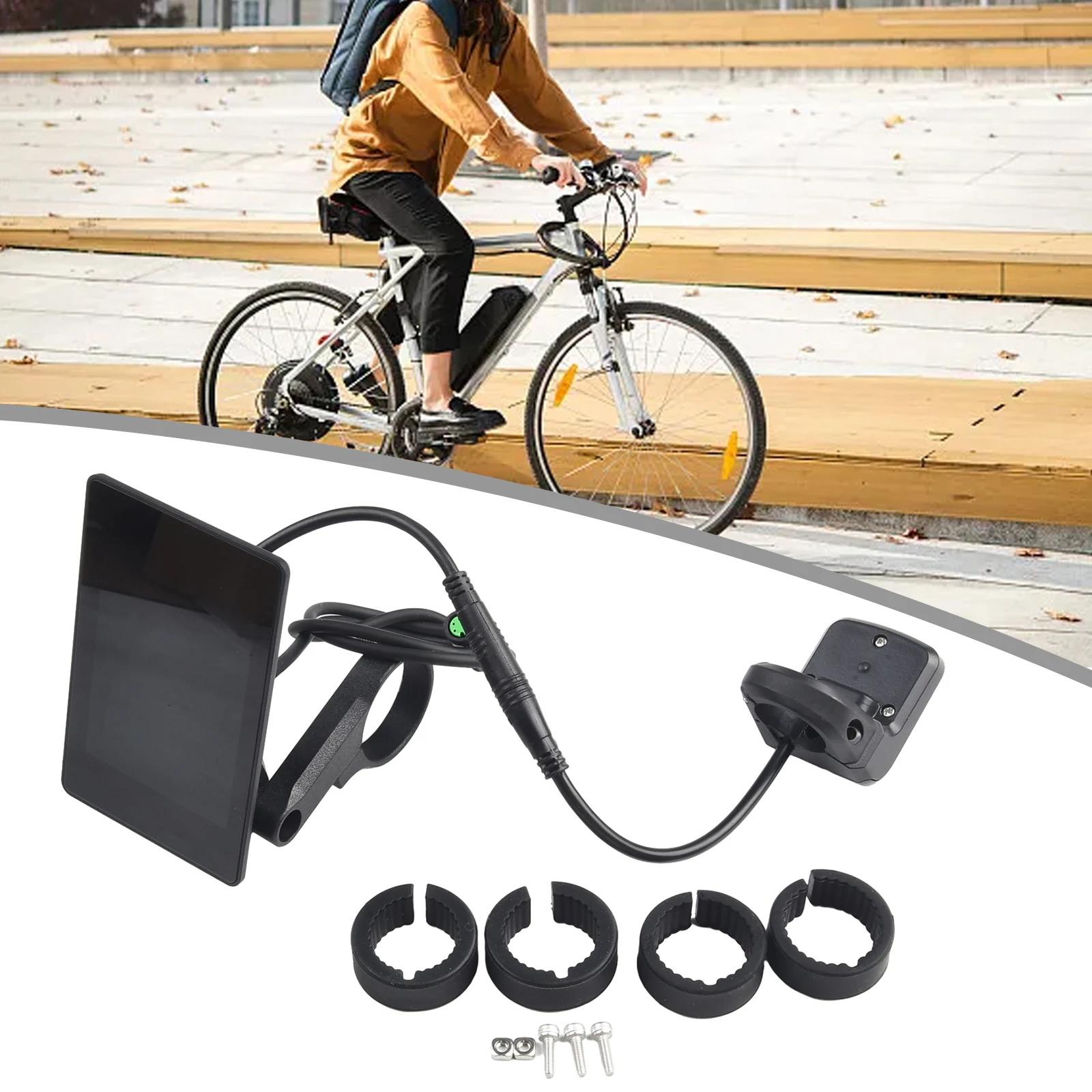 E-Bike Electric Bike LCD Screen IP65 Waterproof 36V-52V NEW 860C Speed Control 3/5/9 Gear Switching For Bafang UART MidMotor
E-Bike Electric Bike LCD Screen IP65 Waterproof 36V-52V NEW 860C Speed Control 3/5/9 Gear Switching For Bafang UART MidMotor