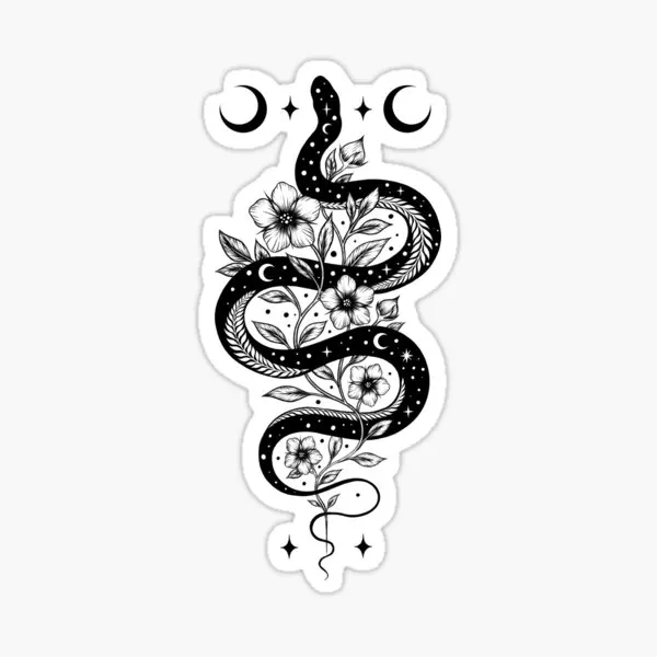 Serpent Spell Black 5PCS Stickers for Living Room Cartoon Home Luggage Window Anime Bumper Print Water Bottles Art Cute Car
Serpent Spell Black 5PCS Stickers for Living Room Cartoon Home Luggage Window Anime Bumper Print Water Bottles Art Cute Car