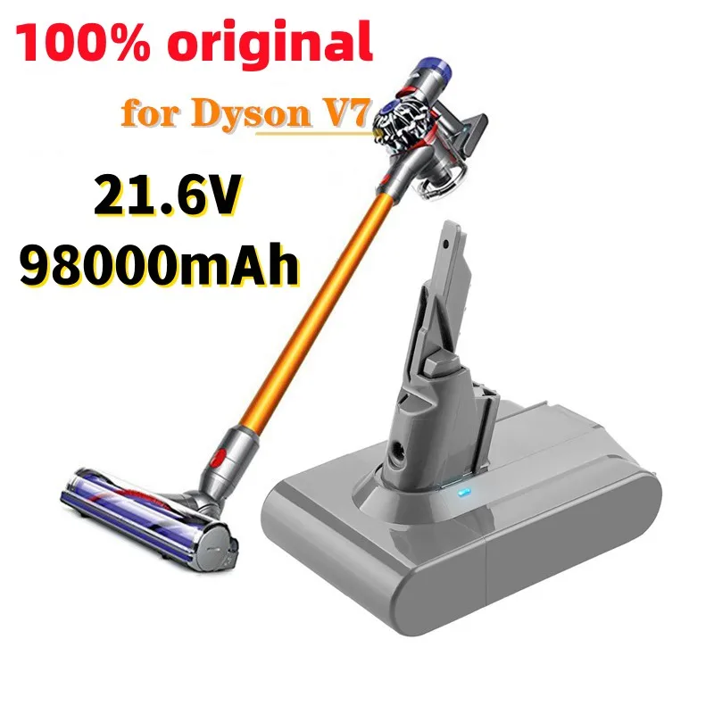 2022 Brand new for DS V7 Series 21.6V 98000mAh Battery Vacuum Cleaner Rechargeable Li-ion Battery Power Tools Battery
2022 Brand new for DS V7 Series 21.6V 98000mAh Battery Vacuum Cleaner Rechargeable Li-ion Battery Power Tools Battery
