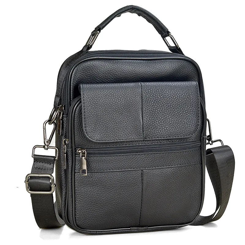 Fashion Genuine Leather Men Handbags Small Flap Men's Shoulder Bag Casual Office Messenger Bags Male Casual Crossbody Bag
Fashion Genuine Leather Men Handbags Small Flap Men's Shoulder Bag Casual Office Messenger Bags Male Casual Crossbody Bag