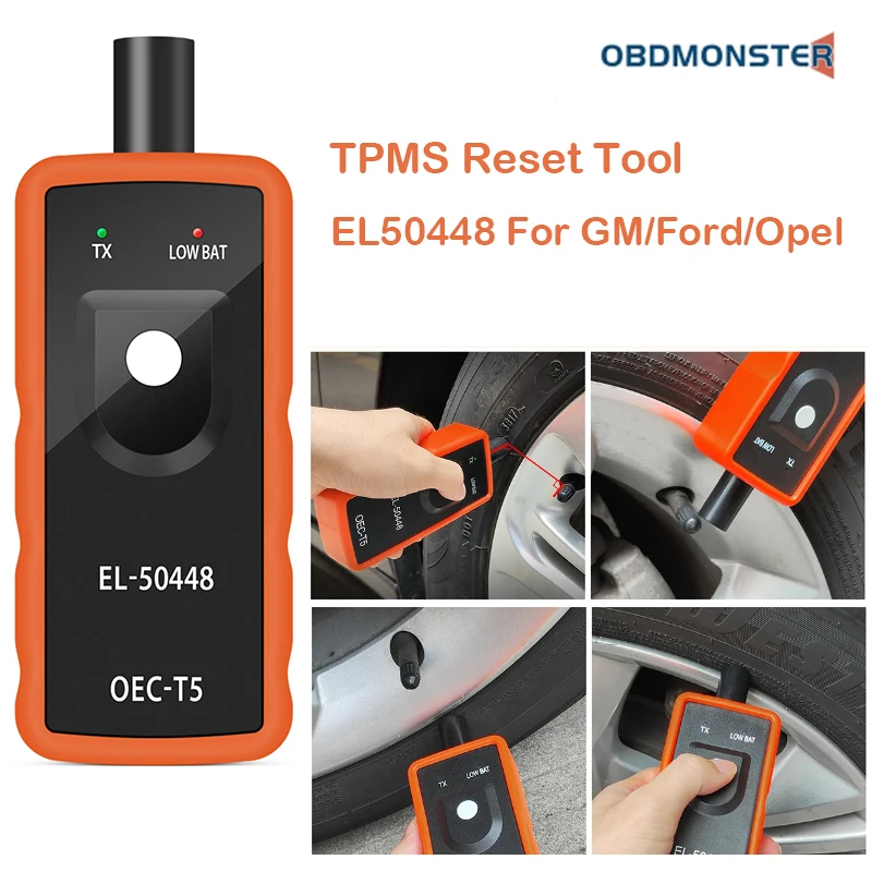 TPMS EL-50448 Car Tire Pressure Monitor Sensor OEC-T5 For G-M/Opel/Ford Reset Tool EL50448 TPMS Activation Tool
TPMS EL-50448 Car Tire Pressure Monitor Sensor OEC-T5 For G-M/Opel/Ford Reset Tool EL50448 TPMS Activation Tool