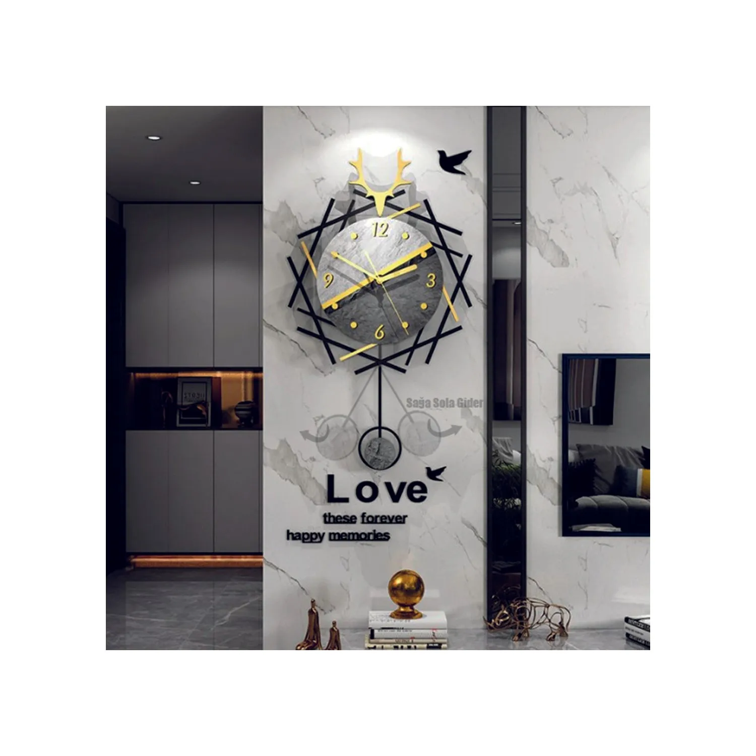 Curly Premium Dangle Pendulum Wall Clock Stylish And Modern Look Interior space Design Suitable Decorative Kullanışlı
Curly Premium Dangle Pendulum Wall Clock Stylish And Modern Look Interior space Design Suitable Decorative Kullanışlı