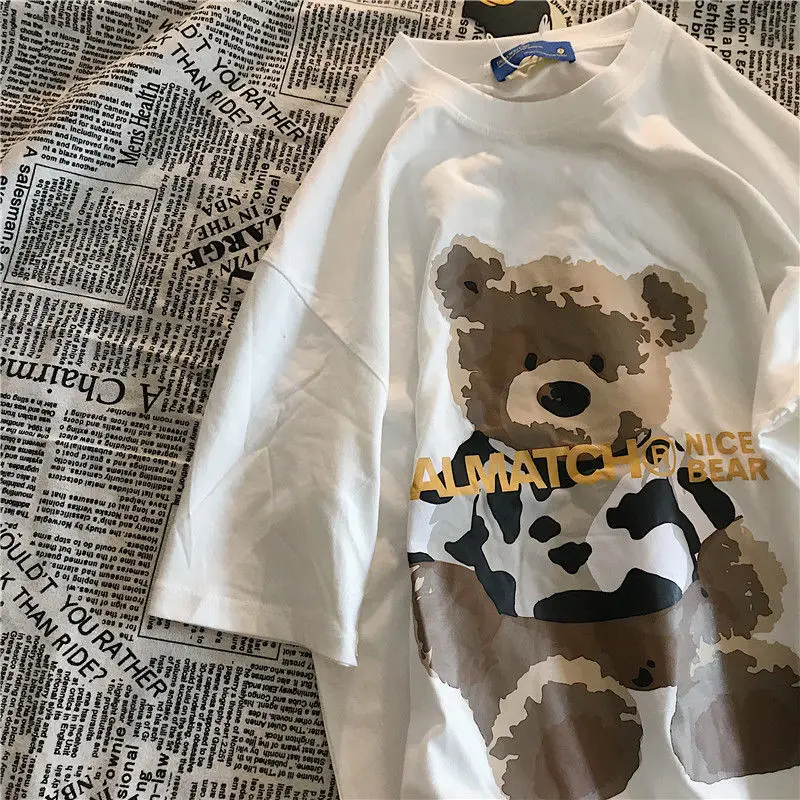 European American Style Women's Top Cute Print Short Sleeve O Neck Women's T shirts Hot Selling Girls Tops
European American Style Women's Top Cute Print Short Sleeve O Neck Women's T shirts Hot Selling Girls Tops