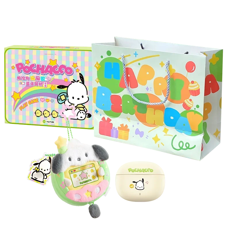 Kawaii Sanrio Pochacco Kuromi 5.3 Bluetooth Earphone Beaded Lanyard Pendant Plush Earphone Bags Exquisite Gift Box Girls Gifts
Kawaii Sanrio Pochacco Kuromi 5.3 Bluetooth Earphone Beaded Lanyard Pendant Plush Earphone Bags Exquisite Gift Box Girls Gifts