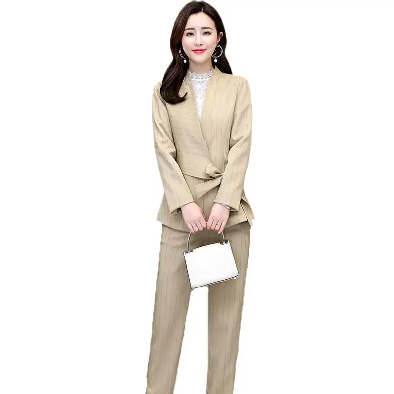 2023 Spring two piece set women Striped trends fashion sets long sleeve office lady Suit ensemble femme top and pants
2023 Spring two piece set women Striped trends fashion sets long sleeve office lady Suit ensemble femme top and pants