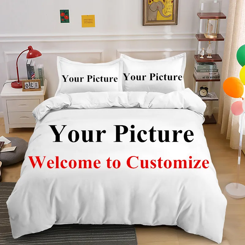 Personalized Custom Duvet Cover Set With Pillowcase Customized Photo 3D Bedding Set Single Twin Full Queen King Size Bedding
Personalized Custom Duvet Cover Set With Pillowcase Customized Photo 3D Bedding Set Single Twin Full Queen King Size Bedding