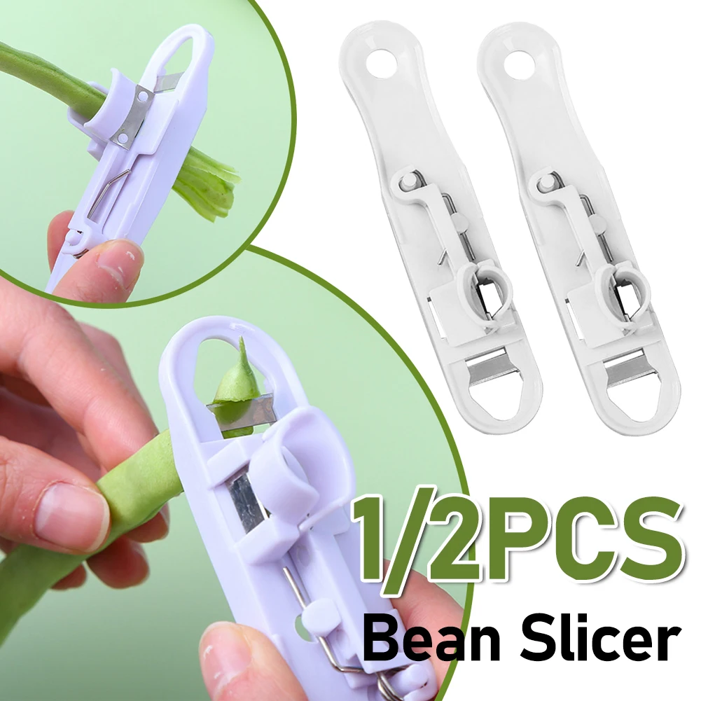 Long Green Bean Slicer Cutter Cut Fruit Vegetable Stringer Peeler Remover For Easy Kitchen Gadgets Kitchen Accessories 1/2pcs
Long Green Bean Slicer Cutter Cut Fruit Vegetable Stringer Peeler Remover For Easy Kitchen Gadgets Kitchen Accessories 1/2pcs