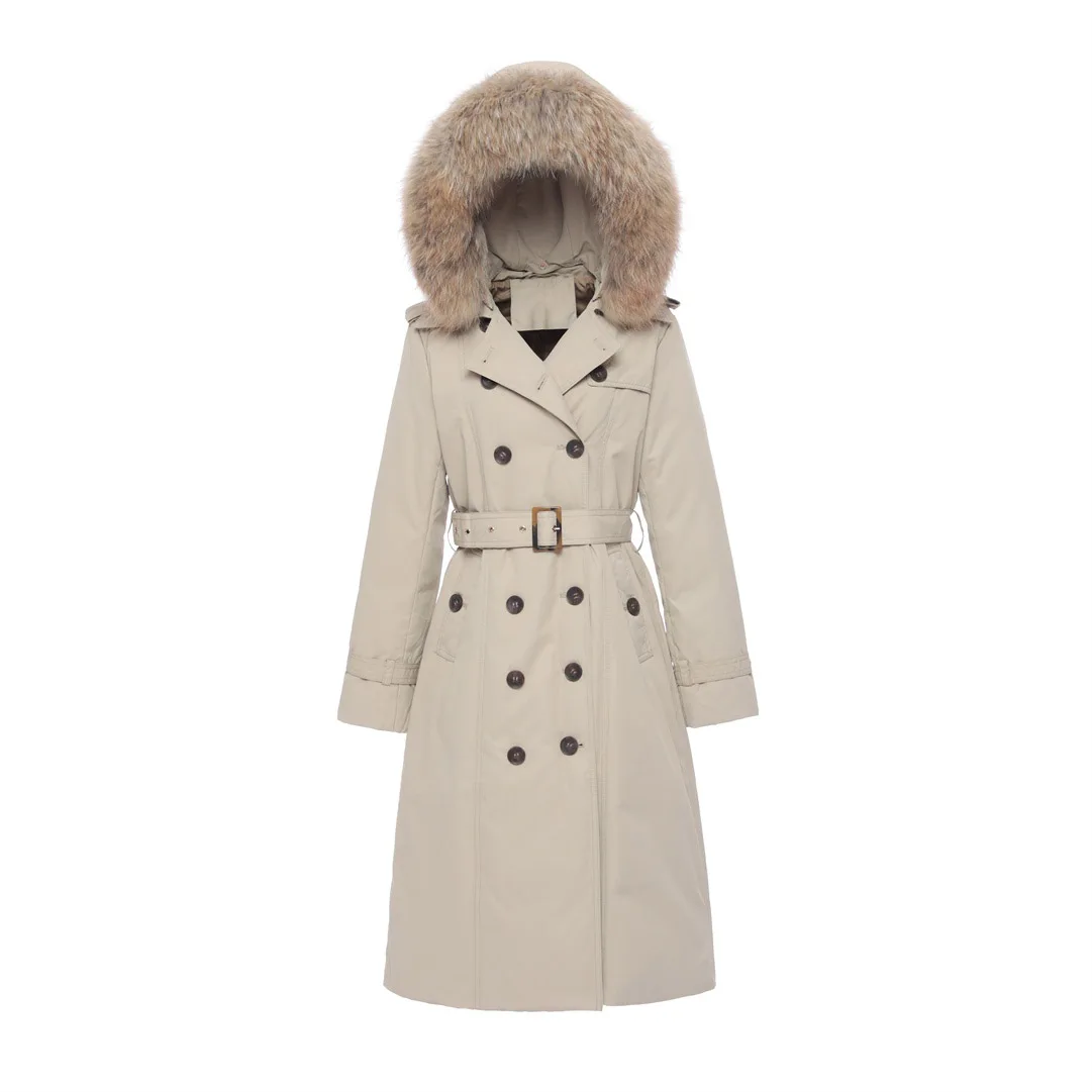 2023 Women's Clothing Double Breasted Waist High-End down Jacket Winter New 1018
2023 Women's Clothing Double Breasted Waist High-End down Jacket Winter New 1018