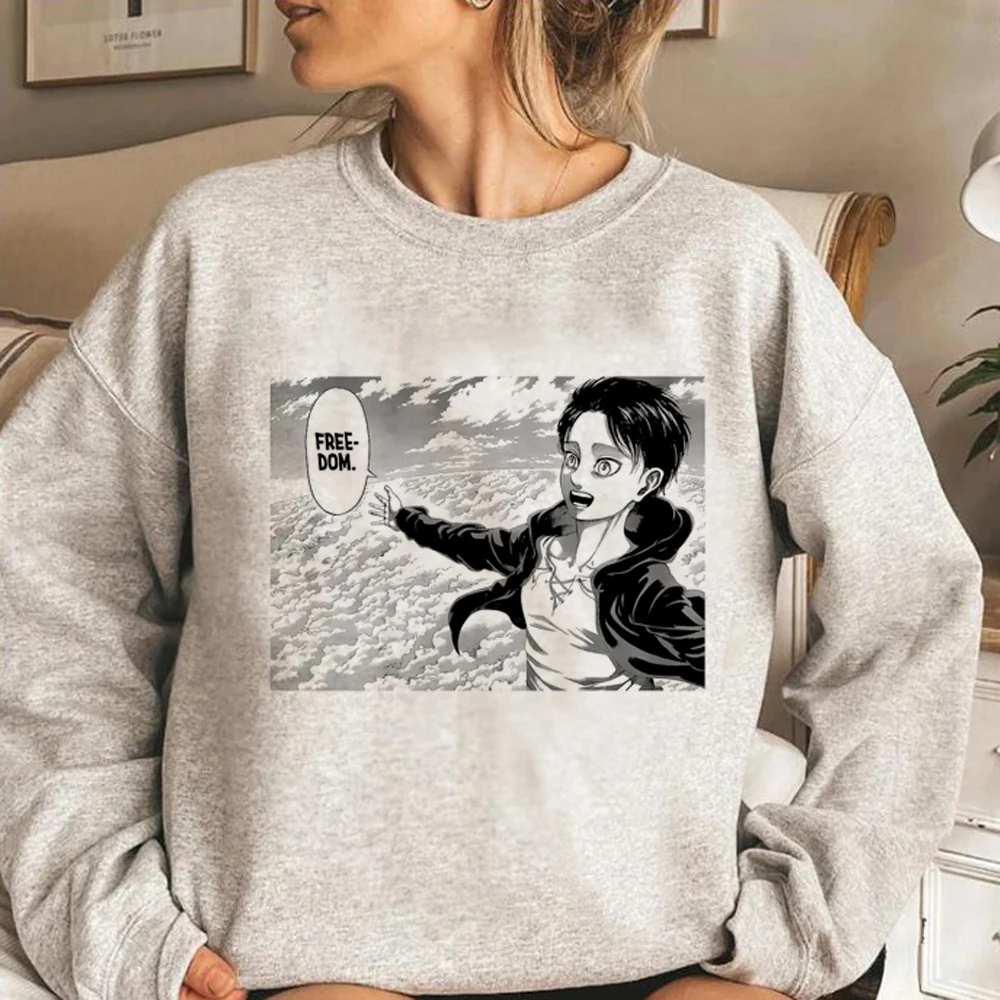 Titans Attack hoodies women Korean style anime funny Fleece Pullover women gothic Pullover
Titans Attack hoodies women Korean style anime funny Fleece Pullover women gothic Pullover