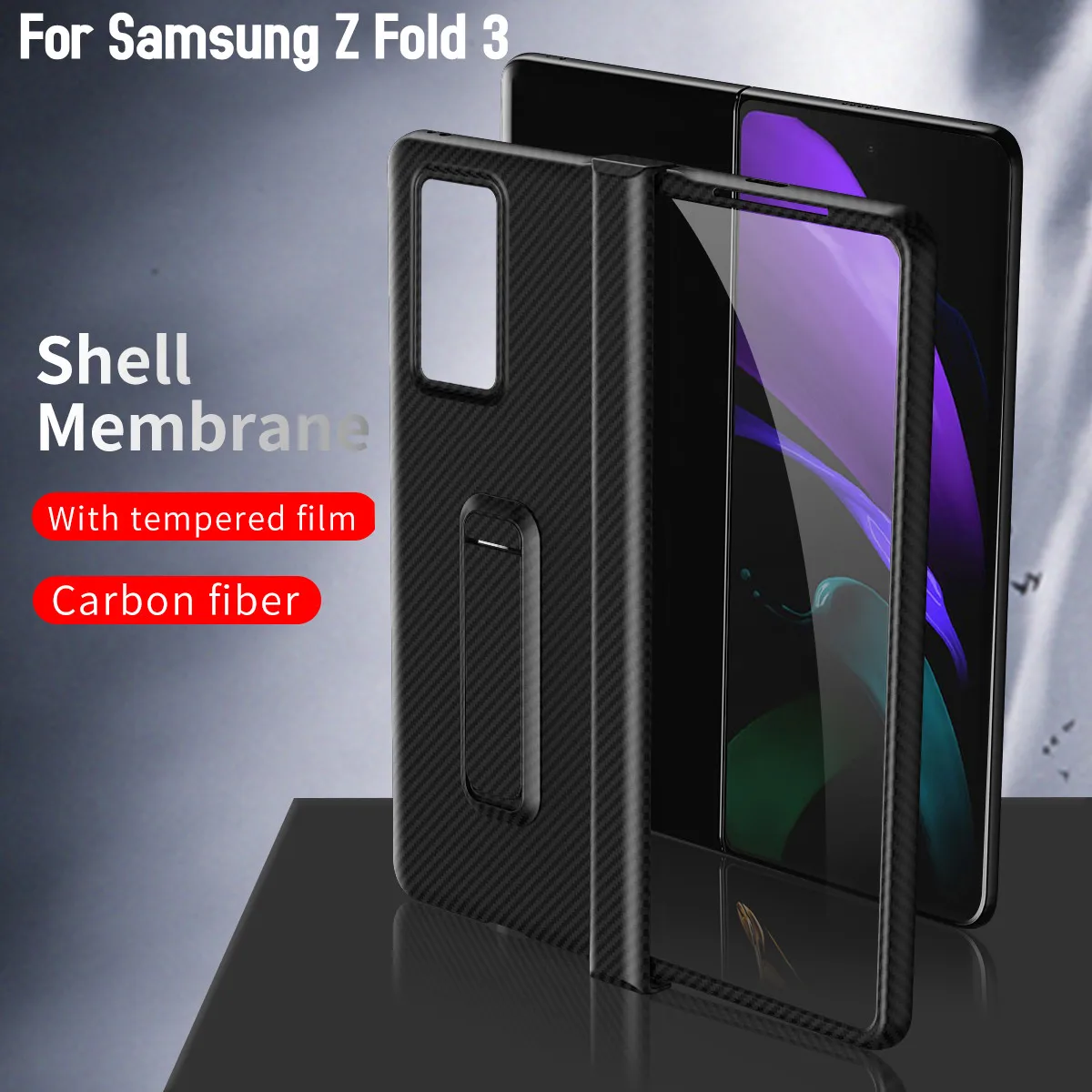 360 All inclusive Carbon Fiber Case For Samsung Z Fold 3 W22 5G With Tempered glass Hinge Fold Case Z Fold 2 For Samsung Fold 3
360 All inclusive Carbon Fiber Case For Samsung Z Fold 3 W22 5G With Tempered glass Hinge Fold Case Z Fold 2 For Samsung Fold 3