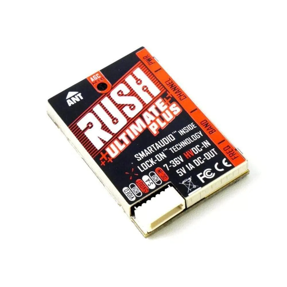 RUSHFPV RUSH Tank Ultimate Plus 5.8G 48CH RaceBand Pitmode 25mW 200mW 500mW 800mW Adjustable FPV VTX 2-8S for FPV Drones
RUSHFPV RUSH Tank Ultimate Plus 5.8G 48CH RaceBand Pitmode 25mW 200mW 500mW 800mW Adjustable FPV VTX 2-8S for FPV Drones
