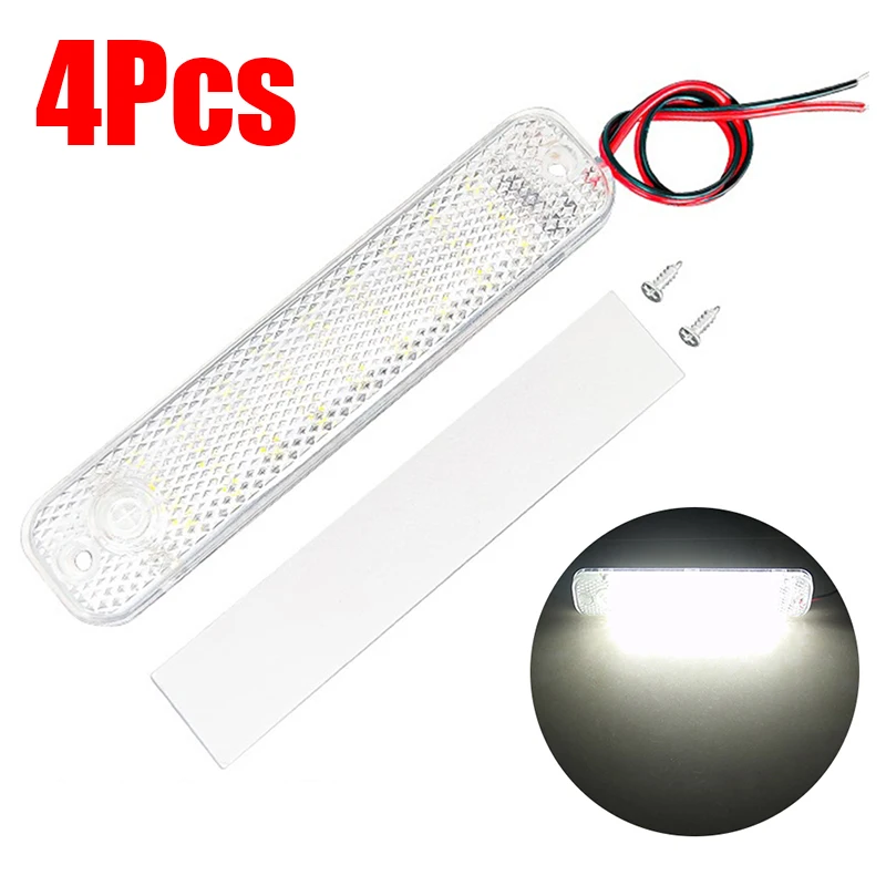New 4Pcs 12-85V LED Car Vehicle Interior Dome Roof Ceiling Reading Light Lamp Interior Car Roof Light Car Interior Lighting
New 4Pcs 12-85V LED Car Vehicle Interior Dome Roof Ceiling Reading Light Lamp Interior Car Roof Light Car Interior Lighting