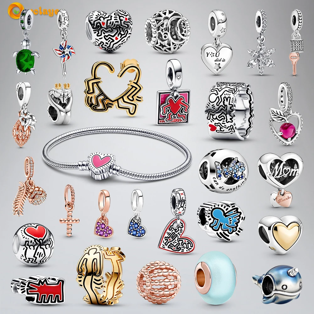 Volayer 925 Sterling Silver Beads Love Figures Radiant Angel Line Art People Walking Heart Charms fit Original Pandora Bracelets
Volayer 925 Sterling Silver Beads Love Figures Radiant Angel Line Art People Walking Heart Charms fit Original Pandora Bracelets