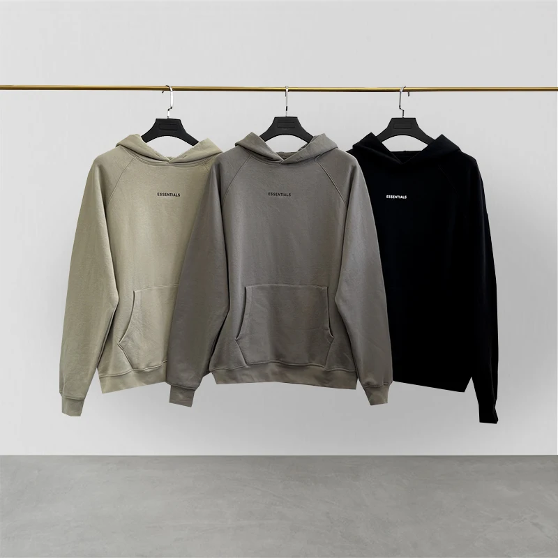 Classic Fashion Brand ESSENTIALS Pullover Hoodie Simple Small Letter Print Logo oversize Unisex Hip Hop Loose Solid Sweater
Classic Fashion Brand ESSENTIALS Pullover Hoodie Simple Small Letter Print Logo oversize Unisex Hip Hop Loose Solid Sweater