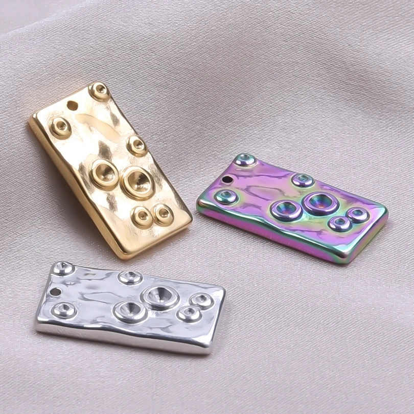 6pcs/lot DIY Craft Bulk Items Wholesale Rectangle Cartoon Bubble Stainless Steel Pendant Charm for Making Necklace Jewelry
6pcs/lot DIY Craft Bulk Items Wholesale Rectangle Cartoon Bubble Stainless Steel Pendant Charm for Making Necklace Jewelry