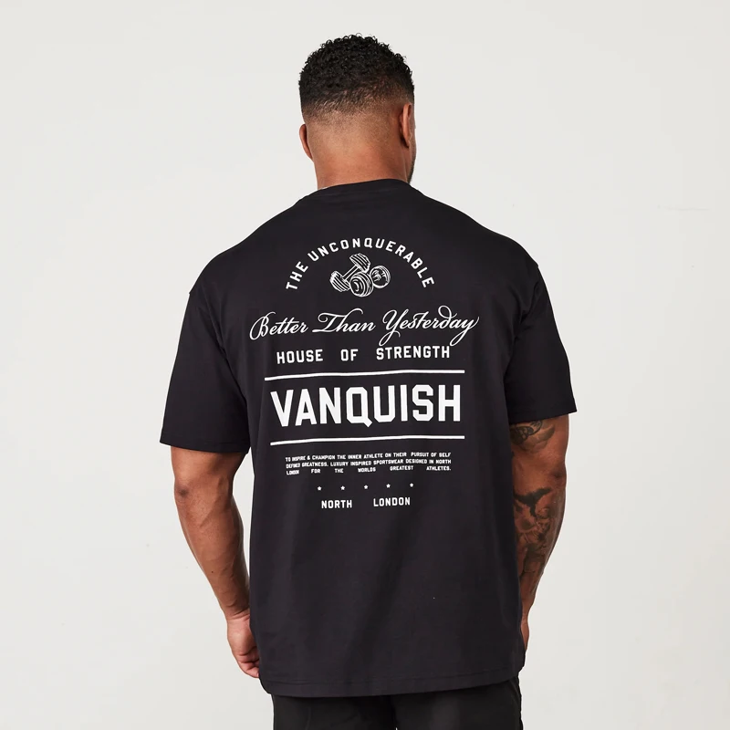 Sports Fitness Men's Oversized T-Shirt Gym Running Basketball Training Clothing Short Sleeves Cotton round neck printed T-shirt
Sports Fitness Men's Oversized T-Shirt Gym Running Basketball Training Clothing Short Sleeves Cotton round neck printed T-shirt