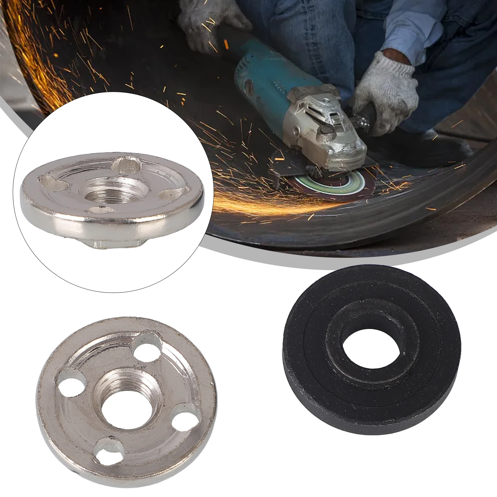 2Pcs Pressure Plates Cover Hexagon Nut Fitting Tool 10mm Precision Thread For 100 Type Angle Grinder/Polisher Accessories
2Pcs Pressure Plates Cover Hexagon Nut Fitting Tool 10mm Precision Thread For 100 Type Angle Grinder/Polisher Accessories