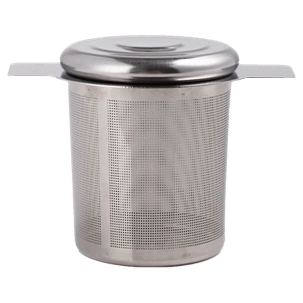 1pc Silver Stainless Steel Tea Drain With Lid Tea Maker Filter Grid Binaural Tea Infuser Filter Kitchen Supplies 6cmx7cm
1pc Silver Stainless Steel Tea Drain With Lid Tea Maker Filter Grid Binaural Tea Infuser Filter Kitchen Supplies 6cmx7cm