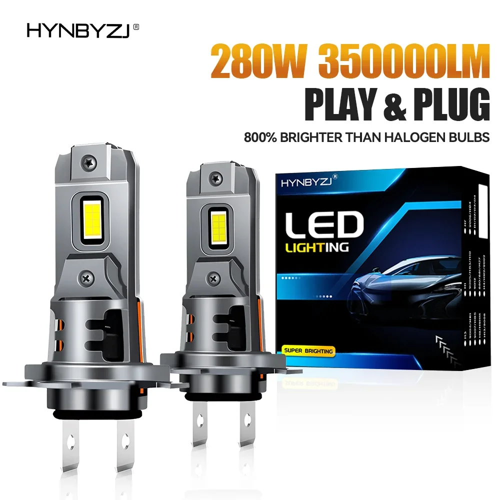 HYNBYZJ H7 LED Headlight Bulb Mini Wireless 280W 350000LM 6500K for Car Headlamp Auto Diode Lamps H7 Turbo LED 12V Automobile
HYNBYZJ H7 LED Headlight Bulb Mini Wireless 280W 350000LM 6500K for Car Headlamp Auto Diode Lamps H7 Turbo LED 12V Automobile