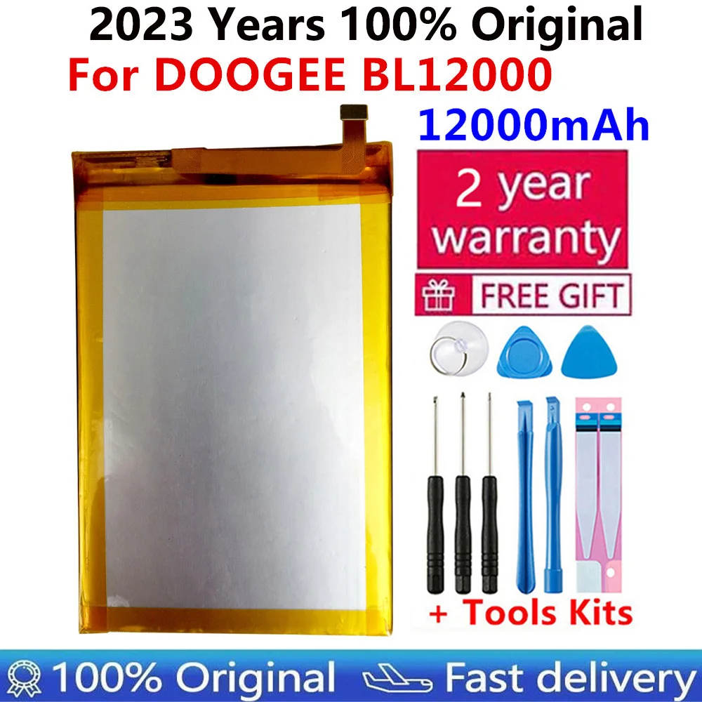 2023 New FOR DOOGEE BL12000 battery 12000mAh 100% Original battery 6.0 inch MTK6763T DOOGEE BL12000 Pro Replacement Battery
2023 New FOR DOOGEE BL12000 battery 12000mAh 100% Original battery 6.0 inch MTK6763T DOOGEE BL12000 Pro Replacement Battery