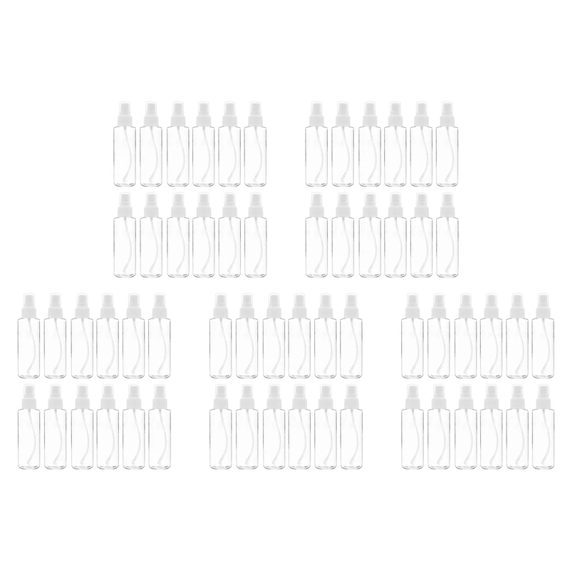 60 Pack Fine Mist Clear Spray Bottles 120 Ml (4 Oz) With Pump Spray Cap, Small Empty Bottles For Travel, Essential Oils
60 Pack Fine Mist Clear Spray Bottles 120 Ml (4 Oz) With Pump Spray Cap, Small Empty Bottles For Travel, Essential Oils