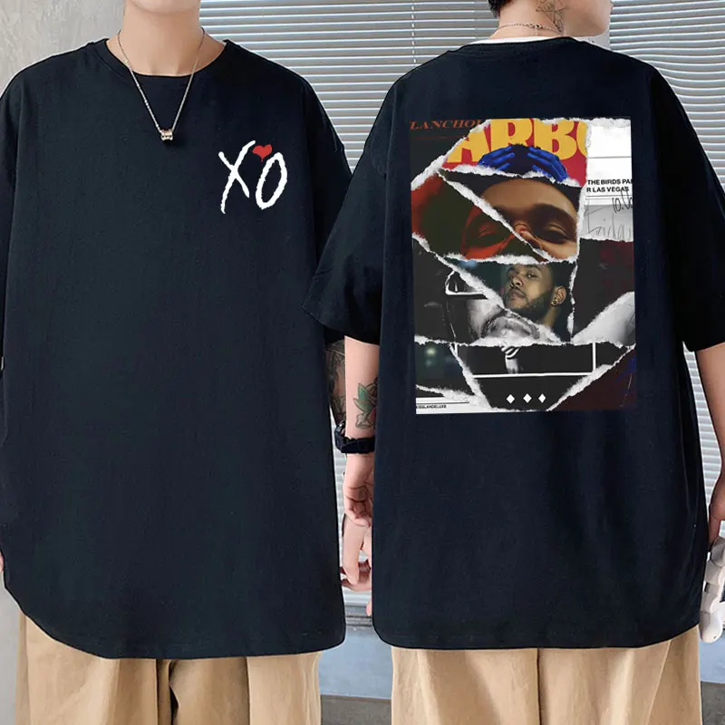Singer The Weeknd Album Cover Collage Print Tshirt Men Women's Fashion Vintage T-shirts Male Hip Hop Oversized T Shirt Fan Gift
Singer The Weeknd Album Cover Collage Print Tshirt Men Women's Fashion Vintage T-shirts Male Hip Hop Oversized T Shirt Fan Gift