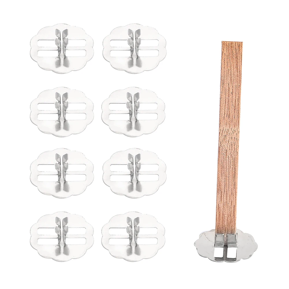 20PCS 15mm Wooden Candle Wick with Clip Base Wick Holder Paraffin Beeswax Burning Aromatherapy Soy Wax Candle Making Supplies
20PCS 15mm Wooden Candle Wick with Clip Base Wick Holder Paraffin Beeswax Burning Aromatherapy Soy Wax Candle Making Supplies