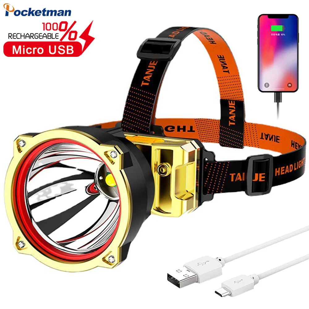Powerful Led Headlamp Long Range Headlight Built-in Battery Head Flashlight USB Rechargeable Power Bank Fishing Camping Lantern
Powerful Led Headlamp Long Range Headlight Built-in Battery Head Flashlight USB Rechargeable Power Bank Fishing Camping Lantern