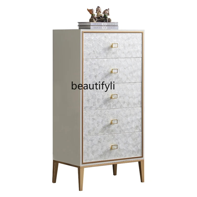 Light Luxury Living Room Solid Wood Shell Simple Small Apartment Storage Drawer Chest of Drawers Bedroom Two Buckets Kitchen
Light Luxury Living Room Solid Wood Shell Simple Small Apartment Storage Drawer Chest of Drawers Bedroom Two Buckets Kitchen