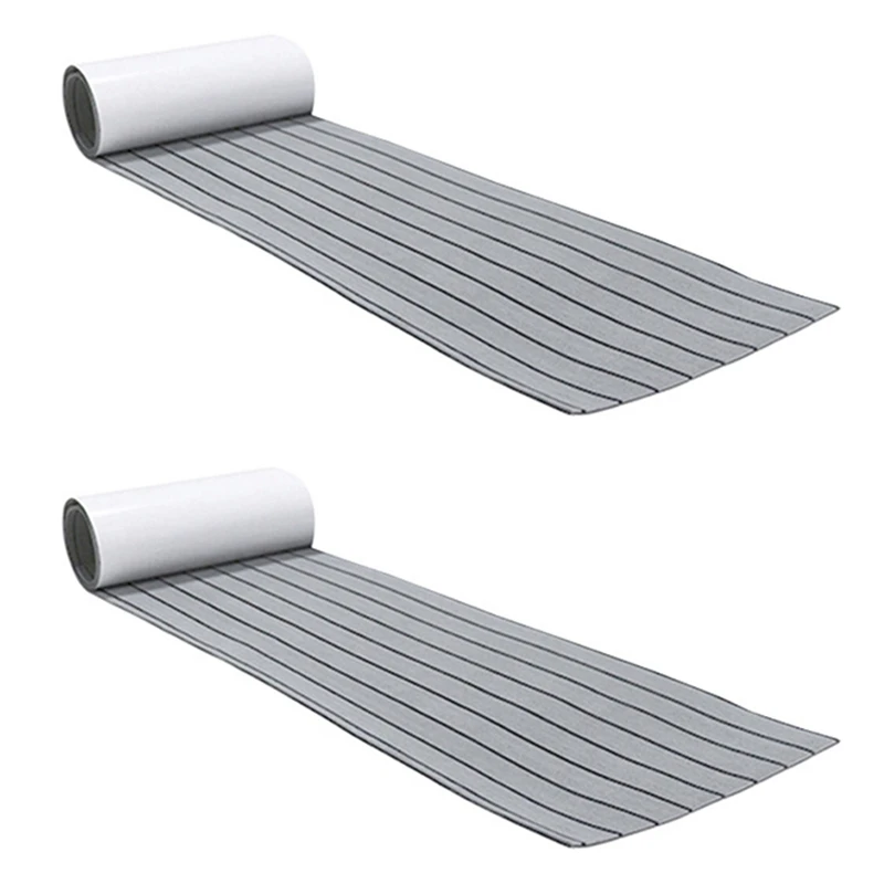 2Pcs 6MM Self Adhesive EVA Foam Teak Sheet Marine Boat Yacht Synthetic Decking Foam Floor Mat Flooring Gray 240X45cm
2Pcs 6MM Self Adhesive EVA Foam Teak Sheet Marine Boat Yacht Synthetic Decking Foam Floor Mat Flooring Gray 240X45cm