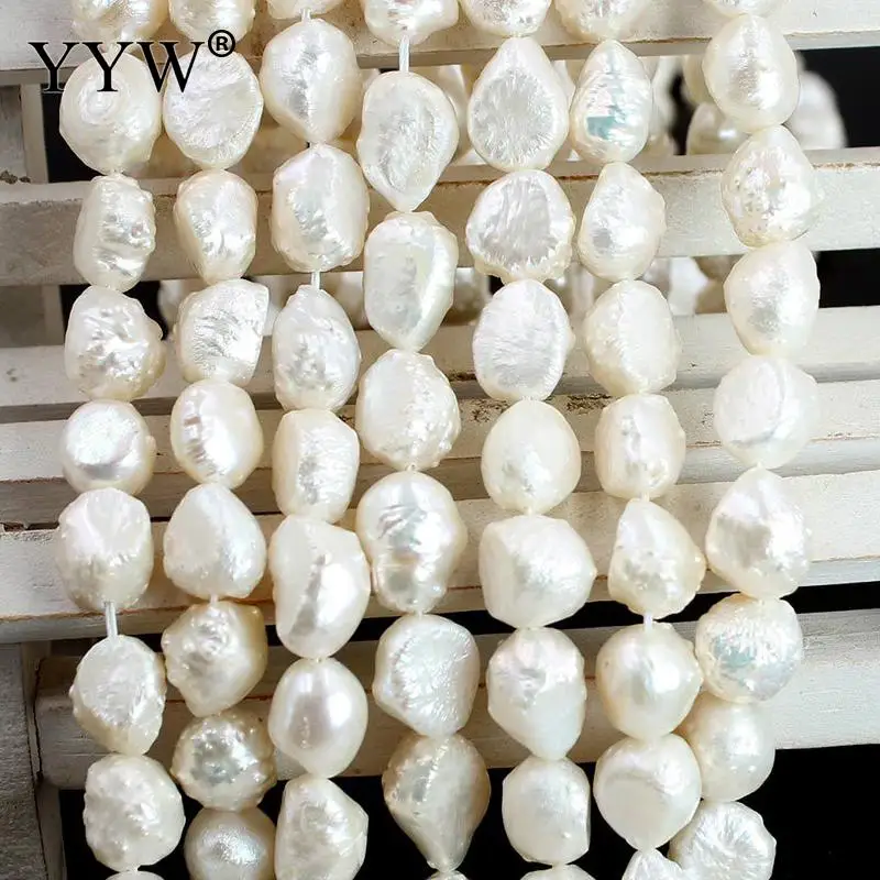 

Recycled Burr Pearls Baroque Special-shaped Beads Cultured Freshwater Pearl DIY White 8-9mm Jewelry Making DIY Necklace Bracelet