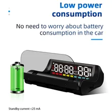 L5 Newest Head UP Display Auto Display Obd2 Smart Car Hud Gauge Digital Odometer Security Alarm Water&Oil Temp Over-Speed Alarm
L5 Newest Head UP Display Auto Display Obd2 Smart Car Hud Gauge Digital Odometer Security Alarm Water&Oil Temp Over-Speed Alarm