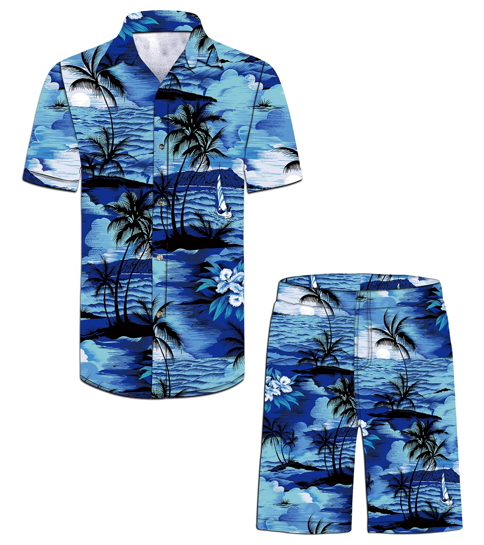 Tropical Hawaiian 2Pcs Set 3D leaf Print Shirt Sets Men Tracksuit Beach Print Short Daily Sportswear Shirt Set Two-pieces
Tropical Hawaiian 2Pcs Set 3D leaf Print Shirt Sets Men Tracksuit Beach Print Short Daily Sportswear Shirt Set Two-pieces