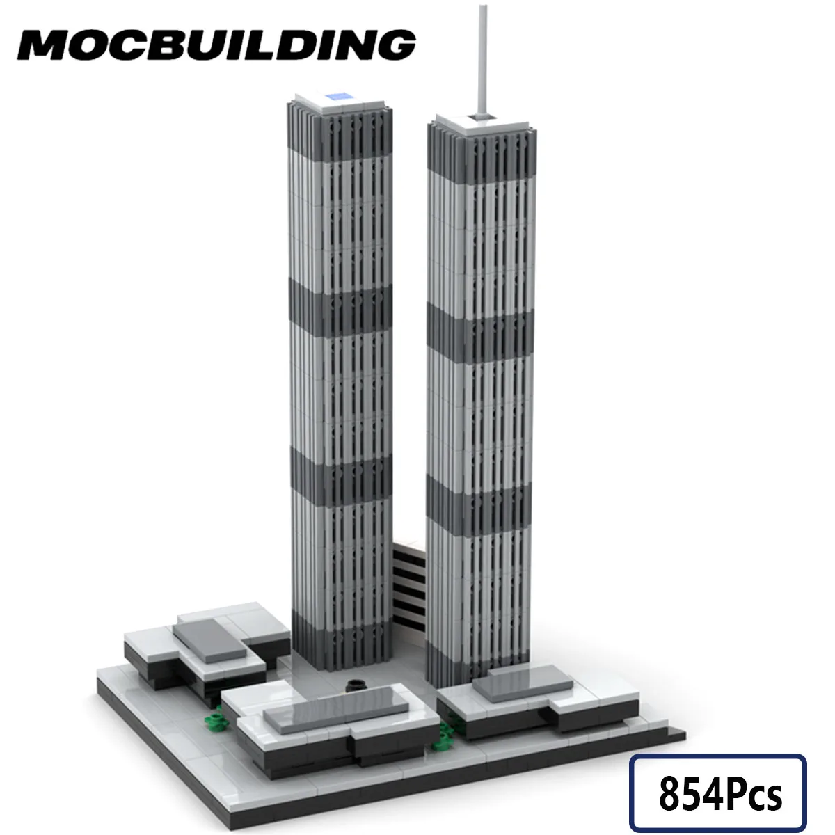 World Trade Center Micro 1:2000 Scale Moc Building Blocks Diy Assemble Bricks Architecture Toys Display Construction Christmas
World Trade Center Micro 1:2000 Scale Moc Building Blocks Diy Assemble Bricks Architecture Toys Display Construction Christmas