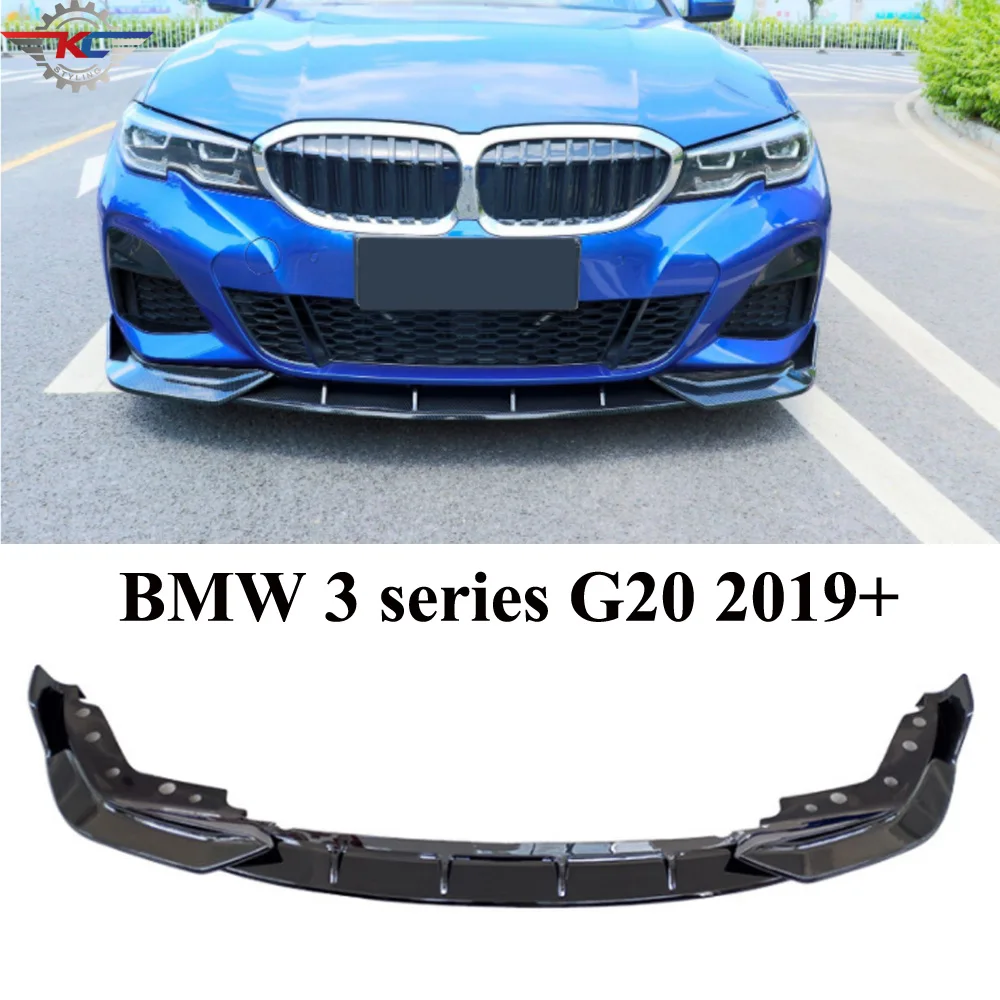 3PCS/Set Front Bumper Lips Splitter For BMW 3 Series G20 M Sport 2019+ ABS Materials Carbon Print Glossy Matte Black Bumpers
3PCS/Set Front Bumper Lips Splitter For BMW 3 Series G20 M Sport 2019+ ABS Materials Carbon Print Glossy Matte Black Bumpers